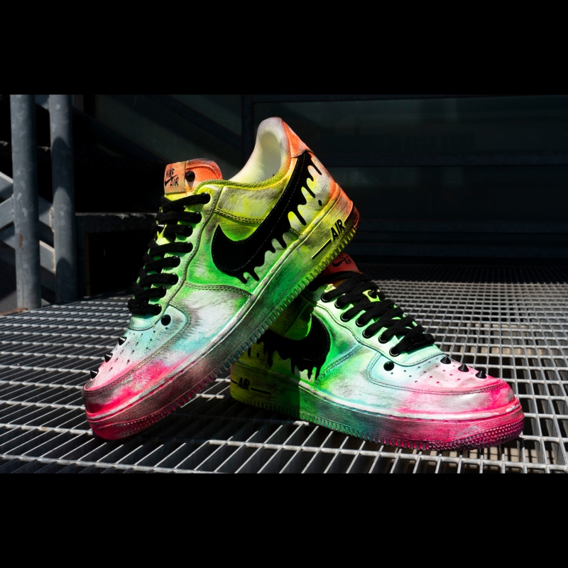 rainbow nike air force